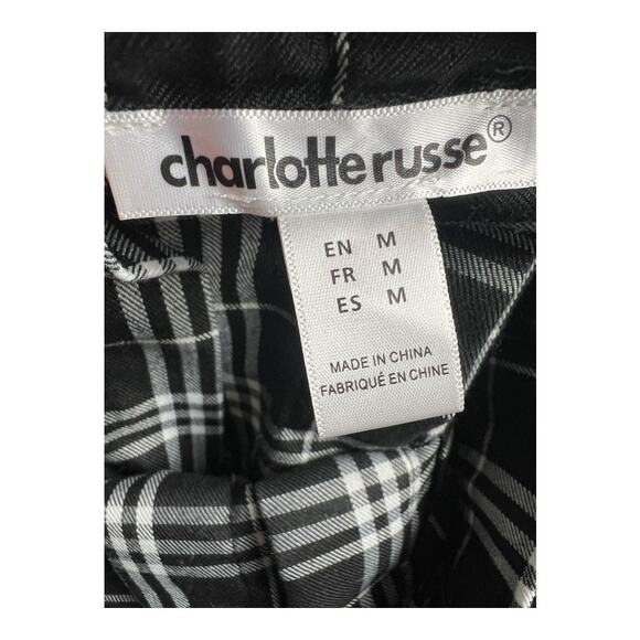 Charlotte Russe Plaid Skirt baby Doll Pleated Cheerleader Cosplay Twee MEdium - Picture 4 of 6
